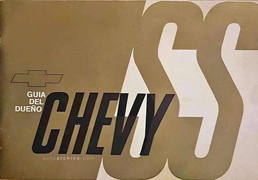 Manual Chevy Super Sport 1970