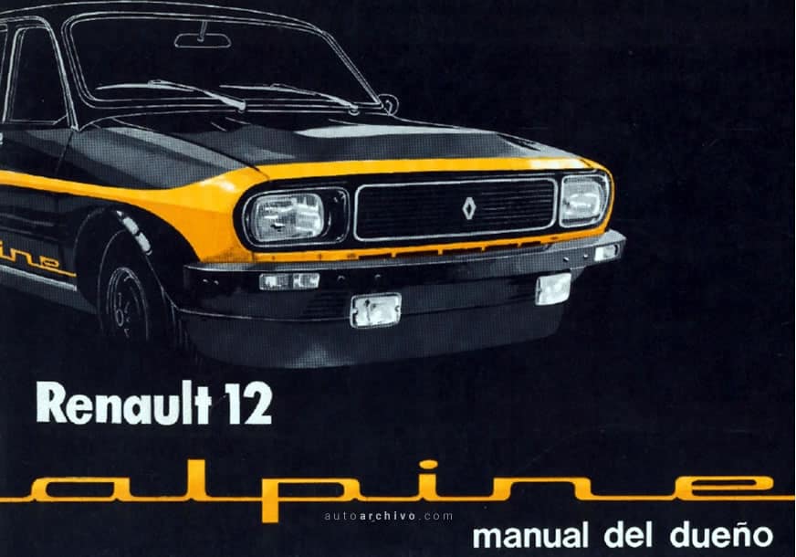 Manual Renault 12 Alpine