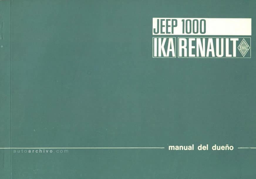 Manual Jeep 1000