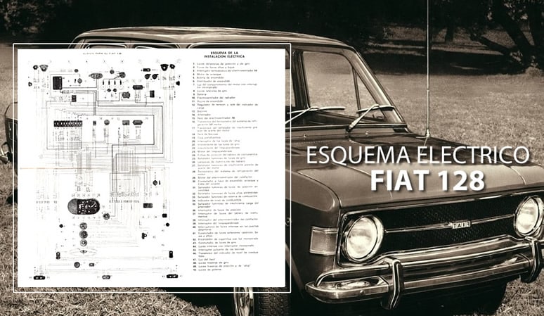 esquema electrico fiat 128