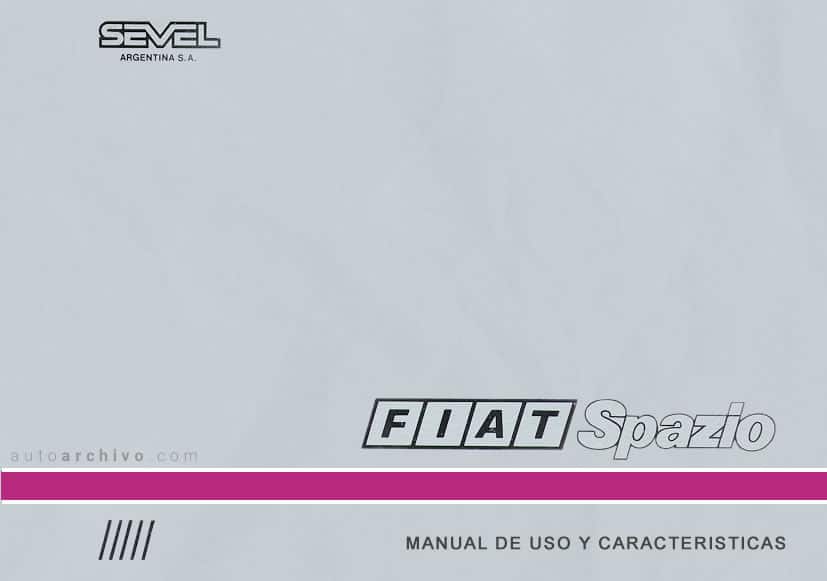 Manual Fiat Spazio