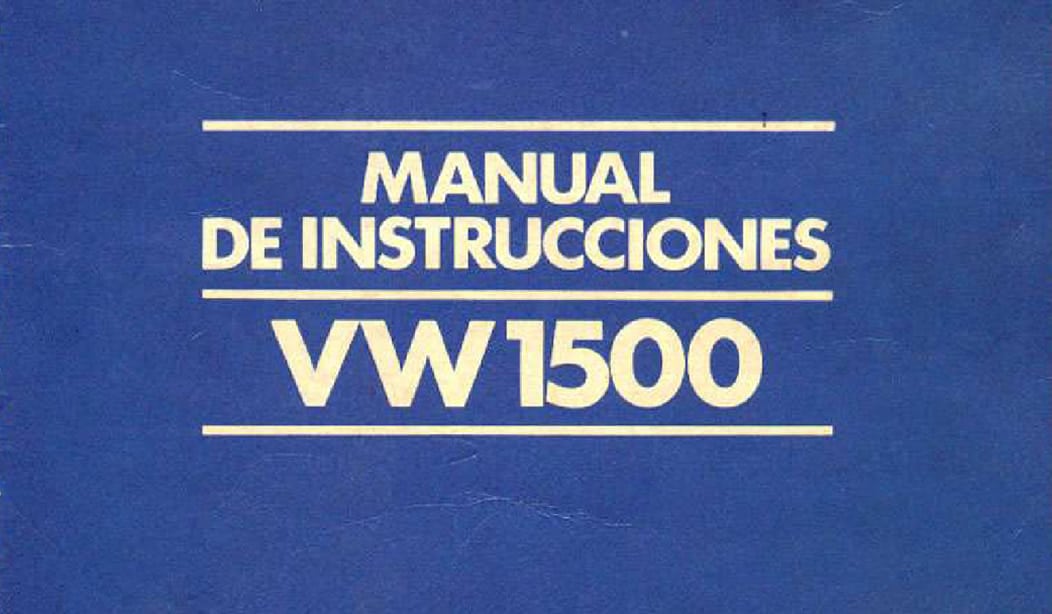 Manual Volkswagen 1500